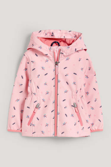 Toddler Girls - Softshelljacke mit Kapuze - rosa