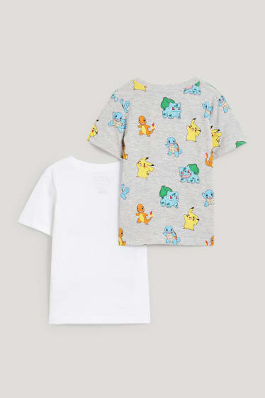 Toddler Boys - Set van 2 - Pokémon - T-shirt - wit