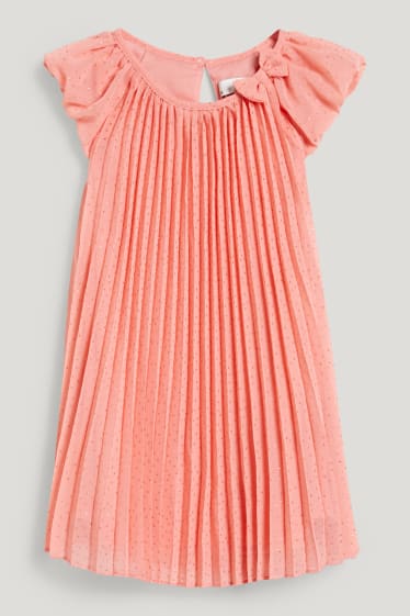 Toddler Girls - Kleid - Glanz-Effekt - rosa