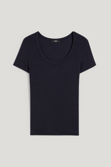 Kobiety - T-shirt - ciemnoniebieski