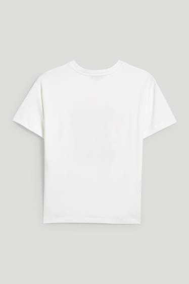 Kobiety - T-shirt - kremowobiały