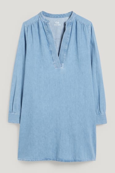 Femmes - Robe en jean - jean bleu clair