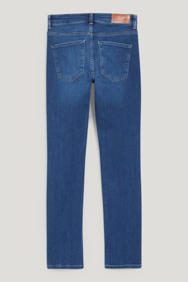 Damen - Slim Jeans - Mid Waist - LYCRA® - jeans-blau