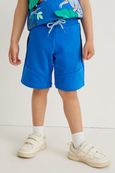 Toddler Boys - Sweatshorts - donkerblauw