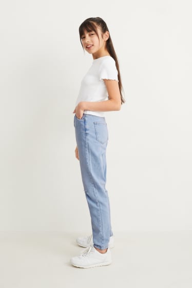 Niñas - Relaxed jeans - vaqueros - azul claro