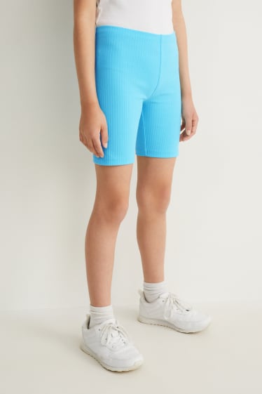 Kids Girls - Multipack of 2 - cycling shorts - light turquoise