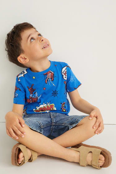 Toddler Boys - Spider-Man - Kurzarmshirt - dunkelblau