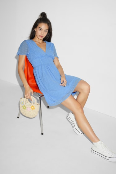Clockhouse Girls - CLOCKHOUSE - A-Linien Kleid - blau