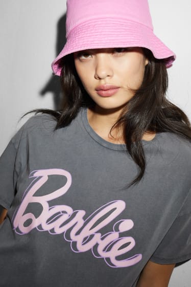 Clockhouse Girls - CLOCKHOUSE - T-shirt - Barbie - jasnoszary-melanż