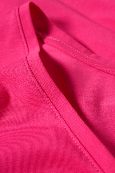Kobiety - T-shirt basic - różowy