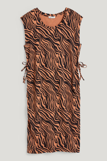 Mujer - Vestido premamá - estampado - negro