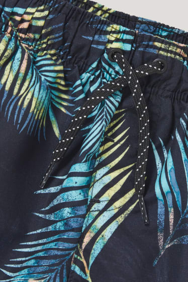 Toddler Boys - Badeshorts - gemustert - dunkelblau