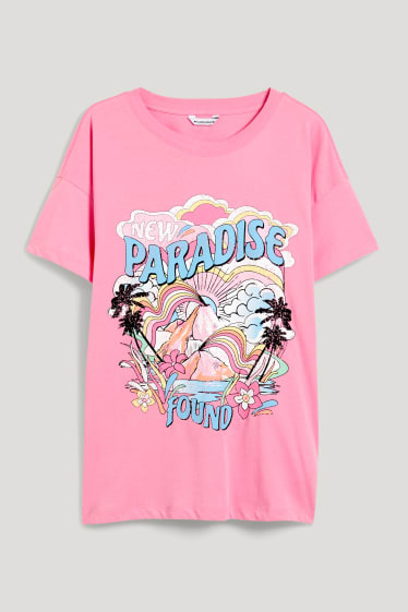 Clockhouse Girls - CLOCKHOUSE - T-shirt - różowy