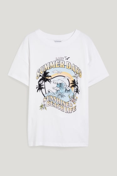 Clockhouse Girls - CLOCKHOUSE - T-shirt - biały