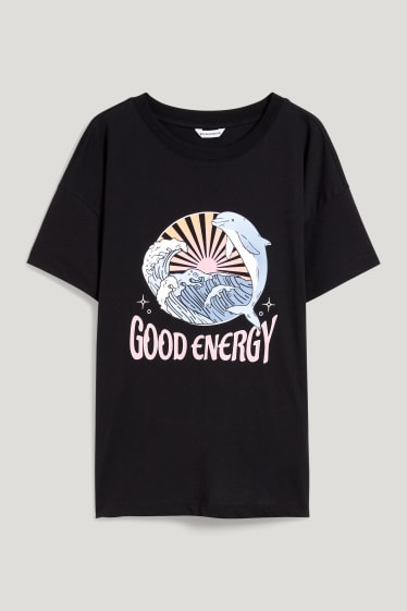 Clockhouse Girls - CLOCKHOUSE - T-shirt - czarny