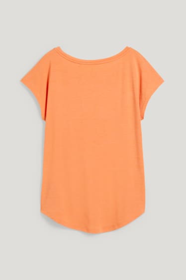 Dames - T-shirt - oranje