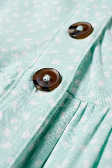 Femmes - Robe fit & flare - à motif - vert menthe