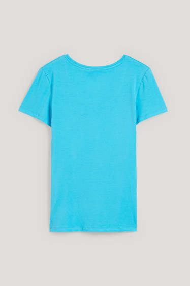 Dames - T-shirt - blauw