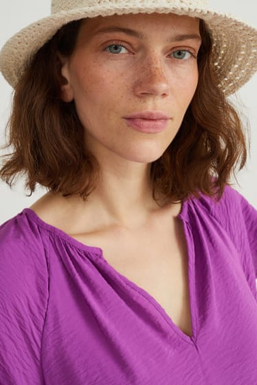 Damen - A-Linien Kleid - lila