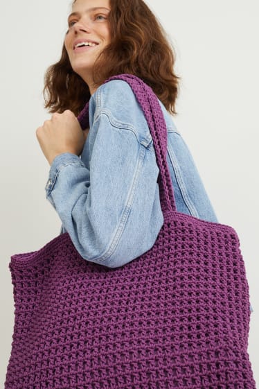 Damen - Shopper - lila