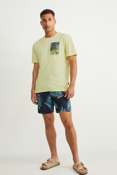 Hombre - Camiseta - amarillo