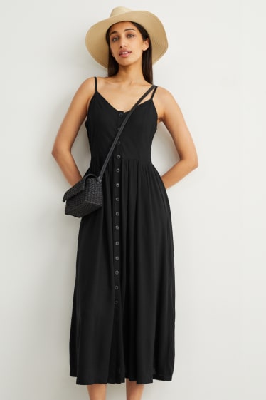 Kobiety - Sukienka Fit & Flare - czarny