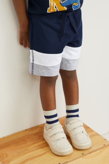 Toddler Boys - Shorts di felpa - blu scuro