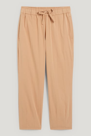 Donna - Pantaloni - vita alta - boyfriend - beige