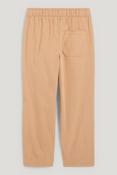 Donna - Pantaloni - vita alta - boyfriend - beige