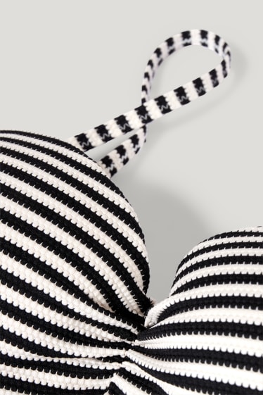Femei - Top bikini cu armătură - vătuit - LYCRA® XTRA LIFE™ - negru