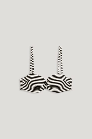 Femei - Top bikini cu armătură - vătuit - LYCRA® XTRA LIFE™ - negru