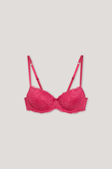 Femmes - Soutien-gorge à armature - FULL COVERAGE - ampliforme - rose foncé