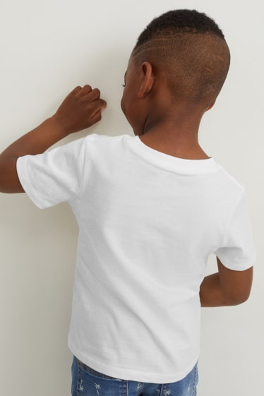 Toddler Boys - Multipack 3er - Kurzarmshirt - weiss