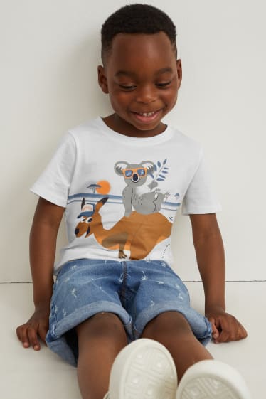 Toddler Boys - Multipack 3er - Kurzarmshirt - weiss
