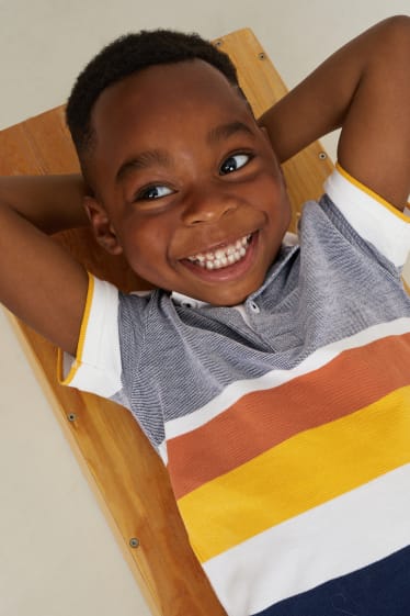 Toddler Boys - Set van 2 - poloshirt - geel