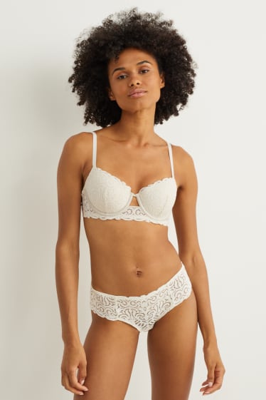 Femmes - Shorty - beige clair