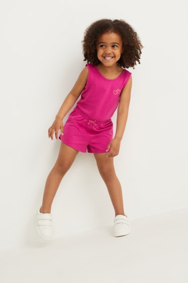 Toddler Girls - Jumpsuit - dunkelrosa