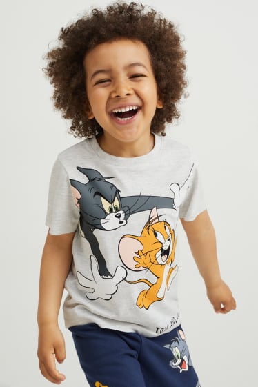 Toddler Boys - Tom en Jerry - T-shirt - licht grijs-mix