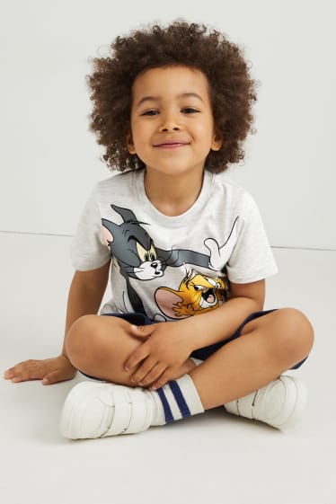 Toddler Boys - Tom en Jerry - T-shirt - licht grijs-mix