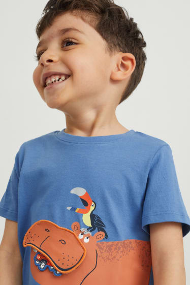 Niños - Camiseta de manga corta - azul