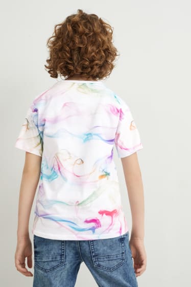 Reverskraag - T-shirt - wit