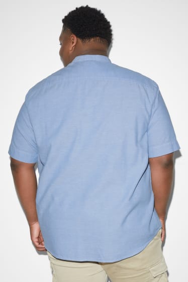 Clockhouse Boys - Shirt - regular fit - band collar - light blue