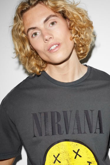 Clockhouse niños - Camiseta - Nirvana - gris oscuro