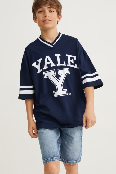 Reverskraag - Yale University - T-shirt - donkerblauw