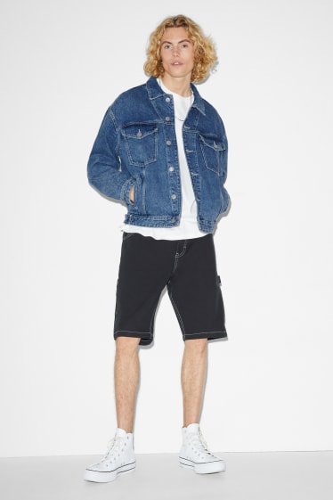 Hommes - Veste en jean - jean bleu