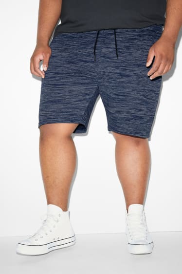 Clockhouse homme - Shorts en molleton - bleu foncé-chiné