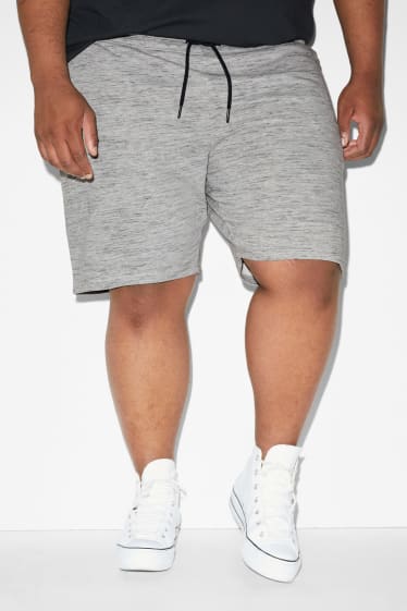 Clockhouse homme - Shorts en molleton - gris chiné