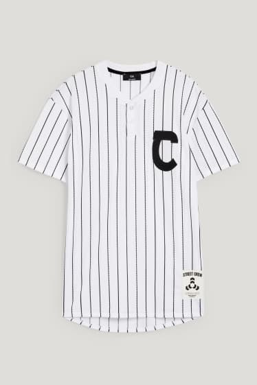 Clockhouse Boys - T-shirt - a righe - bianco