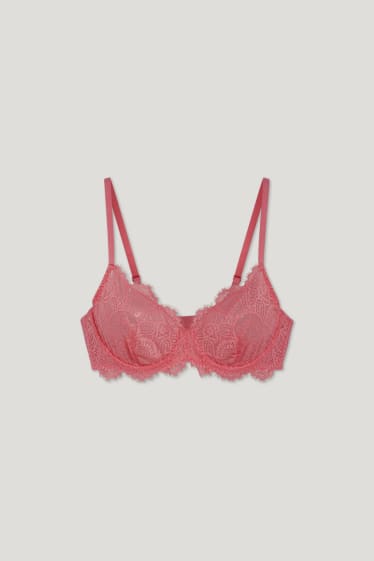 Women - Underwire bra - pink