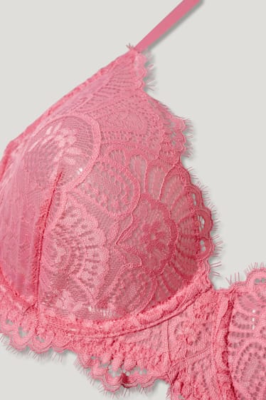 Women - Underwire bra - pink